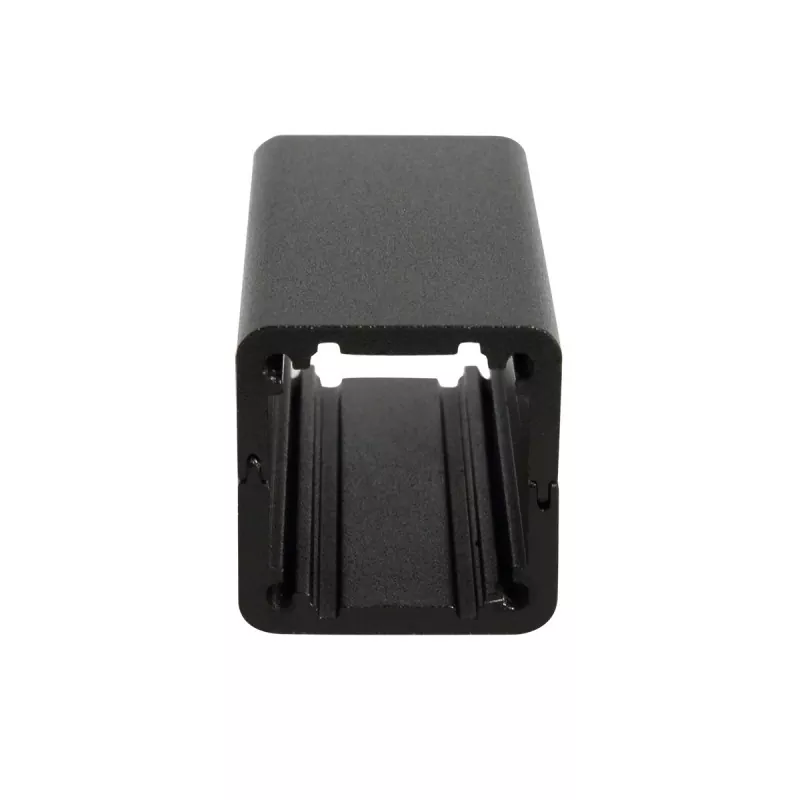 Custodia elettronica compatta in alluminio da 25×25 mm per dispositivo optoelettronico